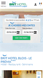 Mobile Screenshot of hotel-blois.brithotel.fr