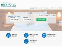 Tablet Screenshot of hotel-blois.brithotel.fr