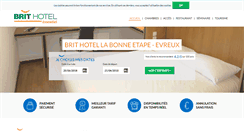 Desktop Screenshot of hotel-evreux.brithotel.fr
