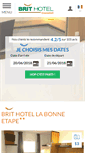 Mobile Screenshot of hotel-evreux.brithotel.fr