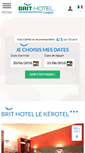 Mobile Screenshot of hotel-lorient-kerotel.brithotel.fr