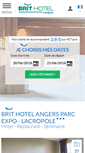 Mobile Screenshot of hotel-angers.brithotel.fr