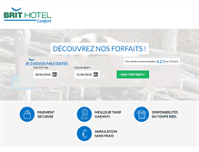 Tablet Screenshot of hotel-tours.brithotel.fr