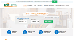 Desktop Screenshot of hotel-chambery.brithotel.fr