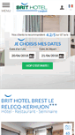 Mobile Screenshot of hotel-brest-kerhuon.brithotel.fr