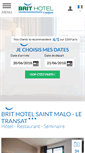 Mobile Screenshot of hotel-saint-malo-transat.brithotel.fr